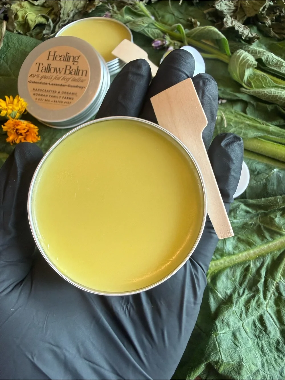 Tallow Balm - Nourishing Body Salve in Yellow